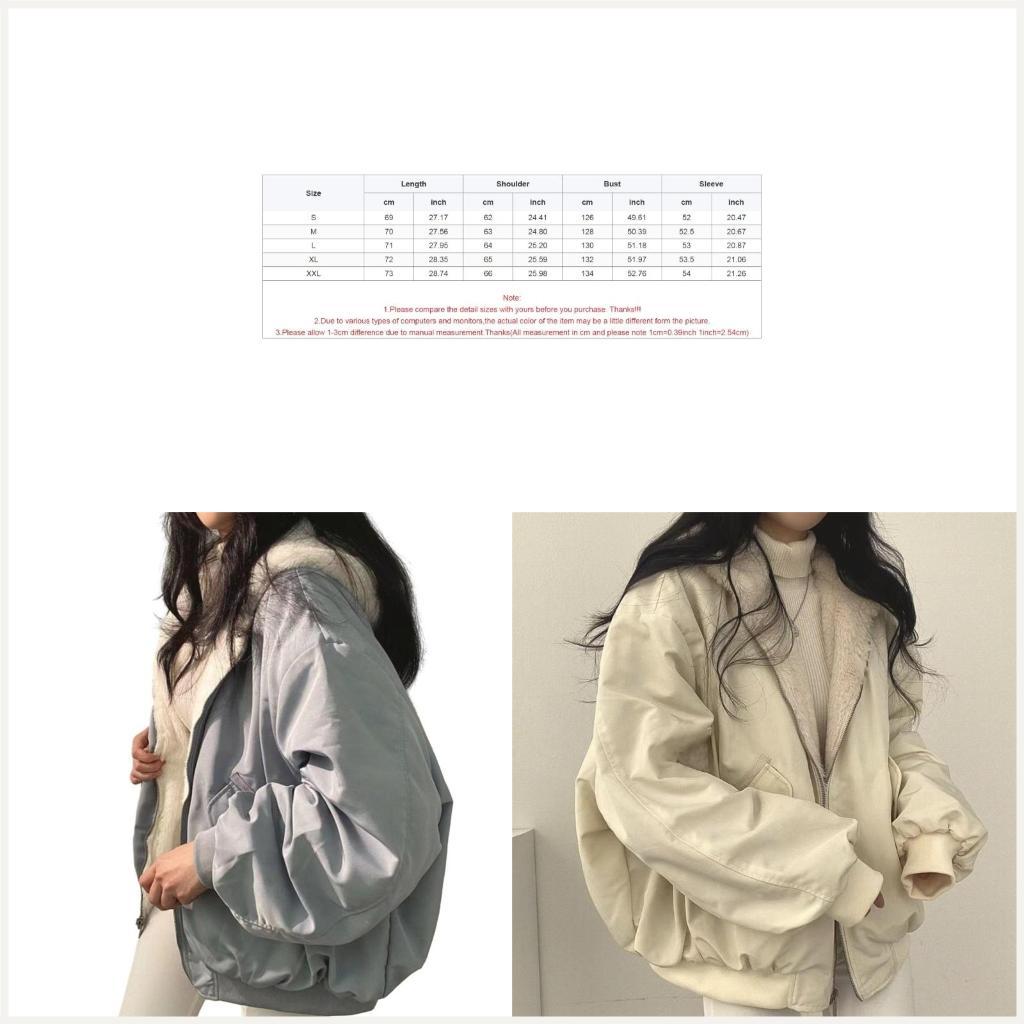 Sherpa Coat Women - Женский обратимый теплый изделия из искусственного