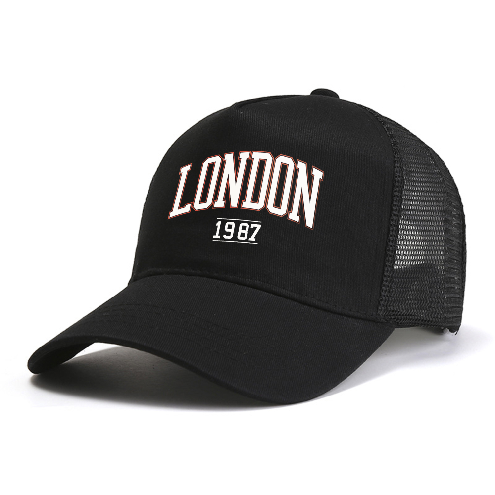 Women'S Fashion London - Бейсболка London 1987 с принтом, мужская