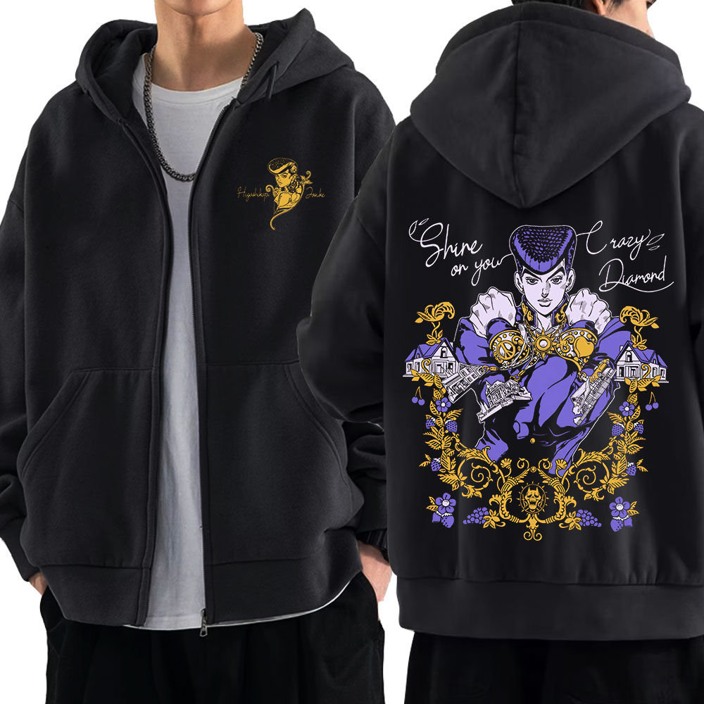 Women'S Fashion Zip Up Hoodies - Аниме Jojo Bizarre Adventure толстовки на