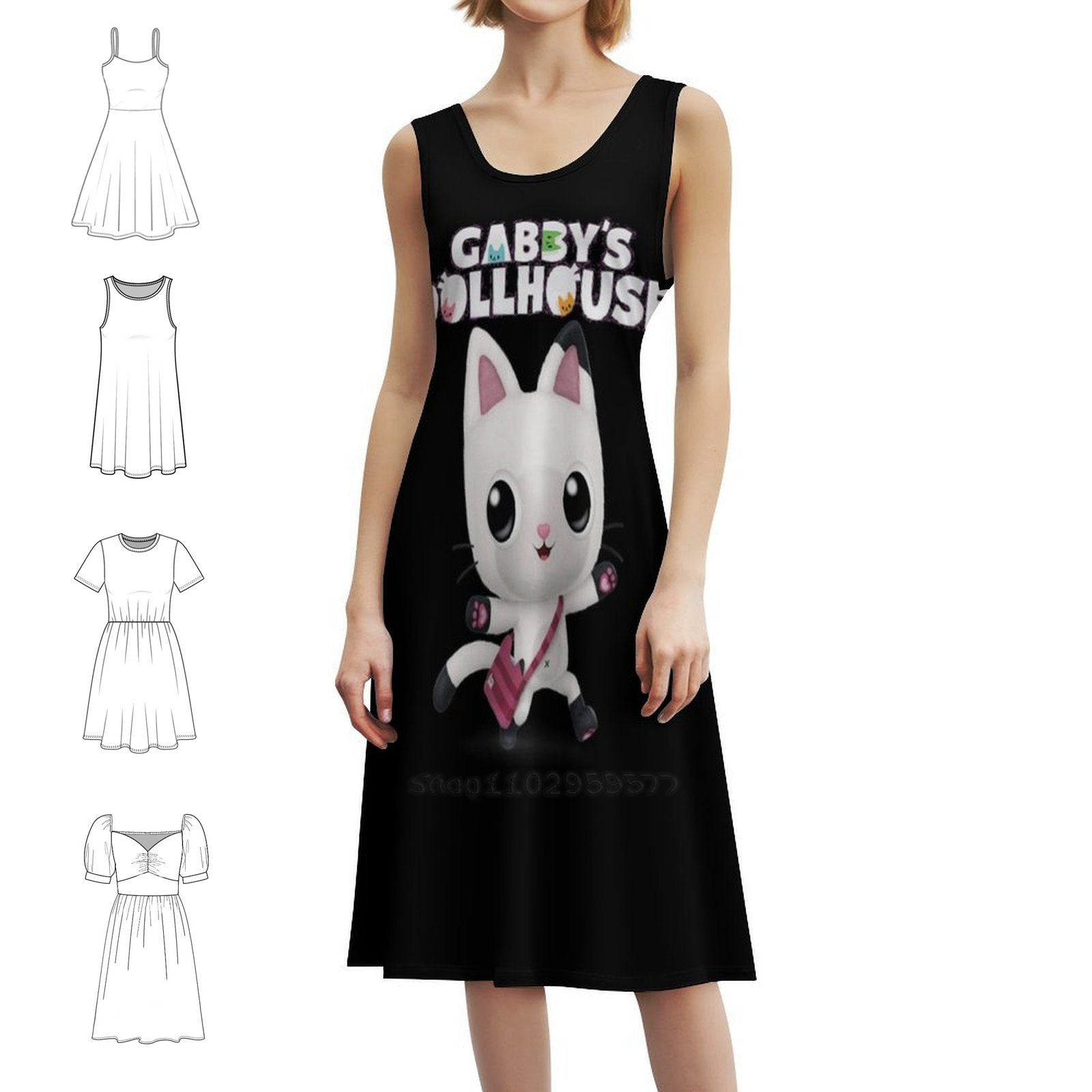 Women Fashion Gown - Кукольный домик Габби, шикарное платье в