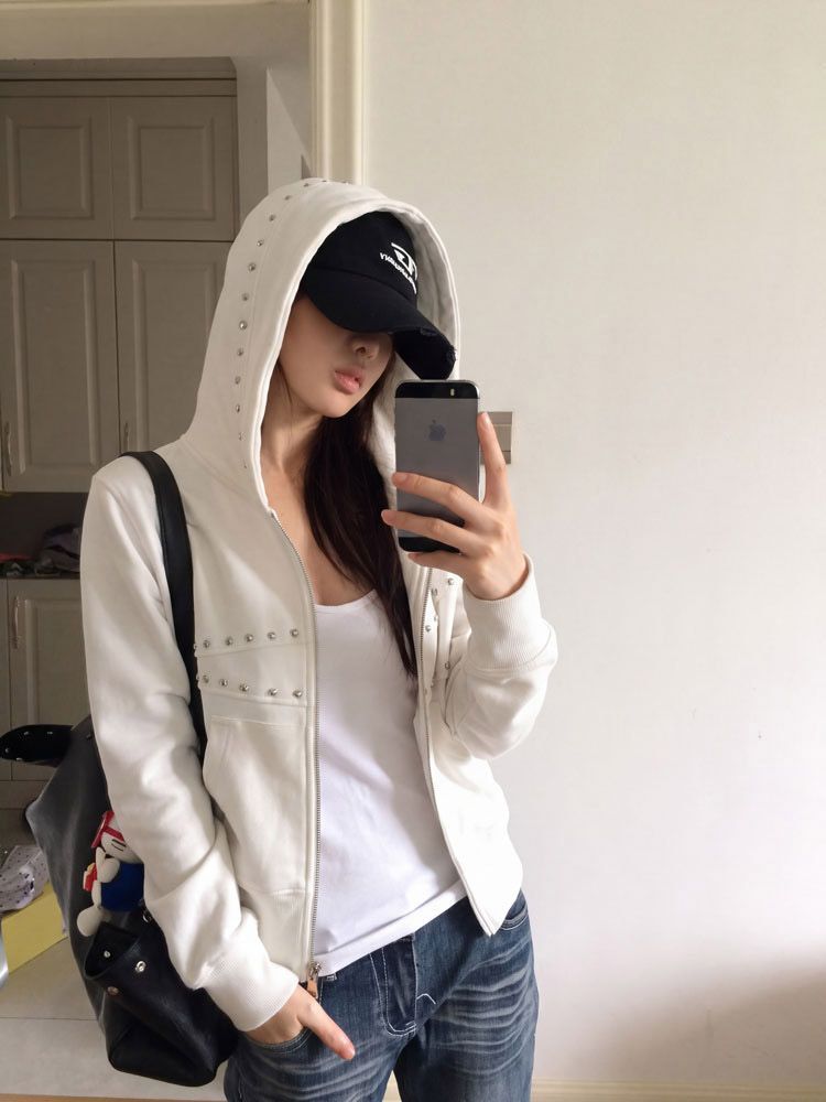 Женская укороченная куртка-худ – обзор и цена Women'S Fashion Zip Up Hoodies