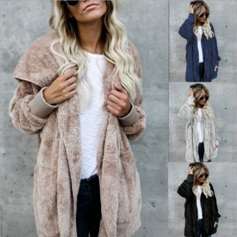 Теплая плюшевая шуба из искусс – обзор и цена Sherpa Coat Women