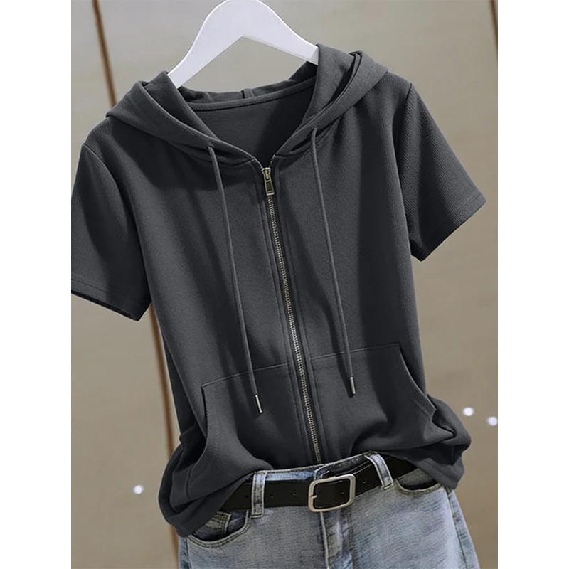 Женская летняя толстовка на мо – обзор и цена Women'S Fashion Zip Up Hoodies