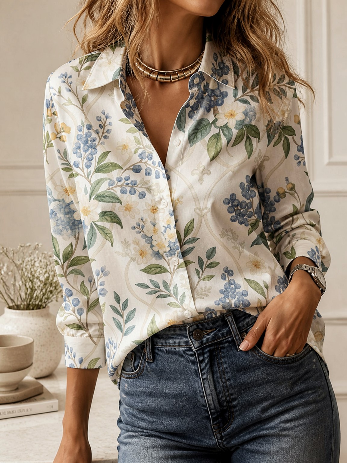 Повседневная универсальная блу – обзор и цена Women Fashion Blouse