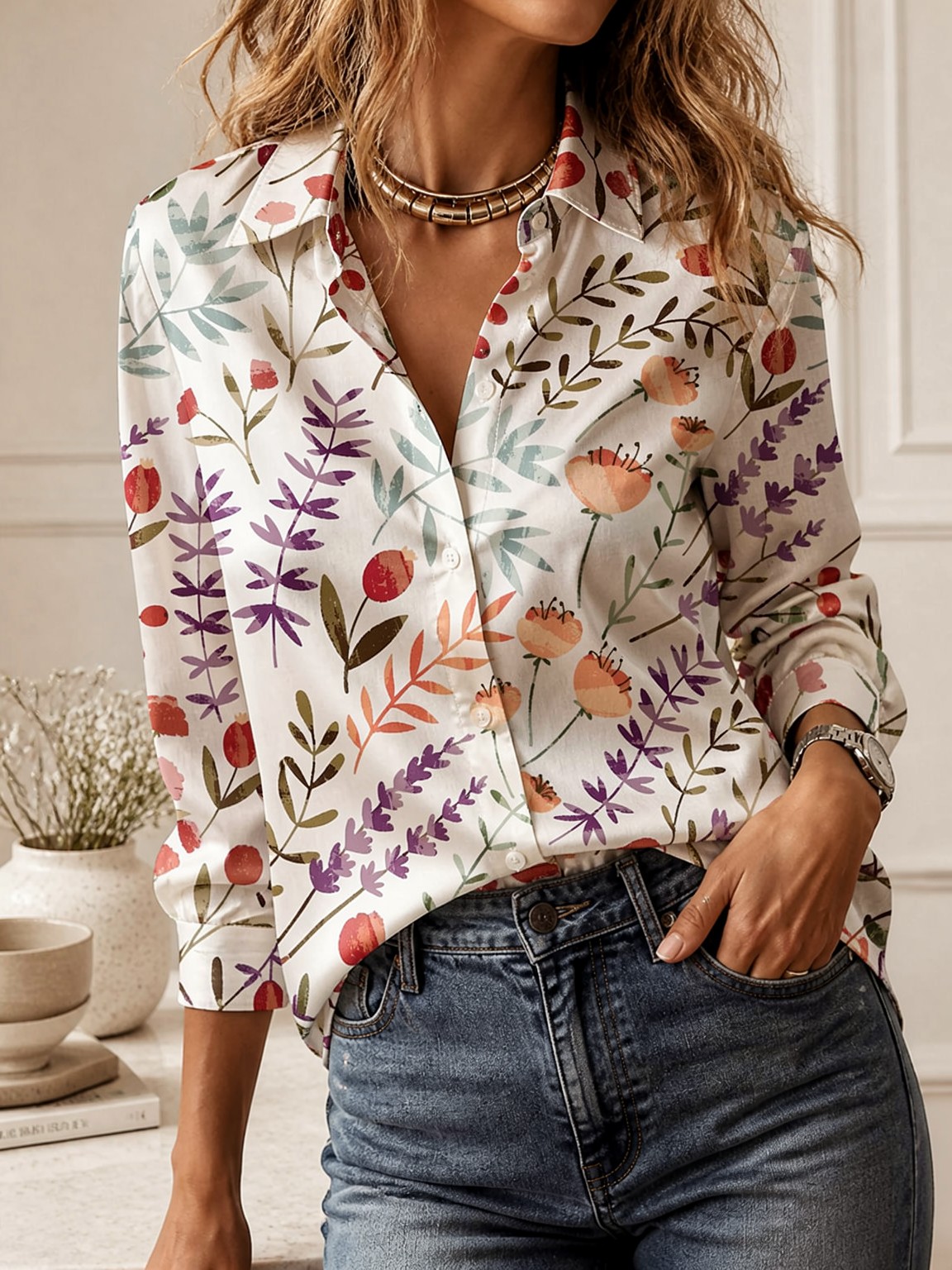 Повседневная универсальная блу – обзор и цена Women Fashion Blouse