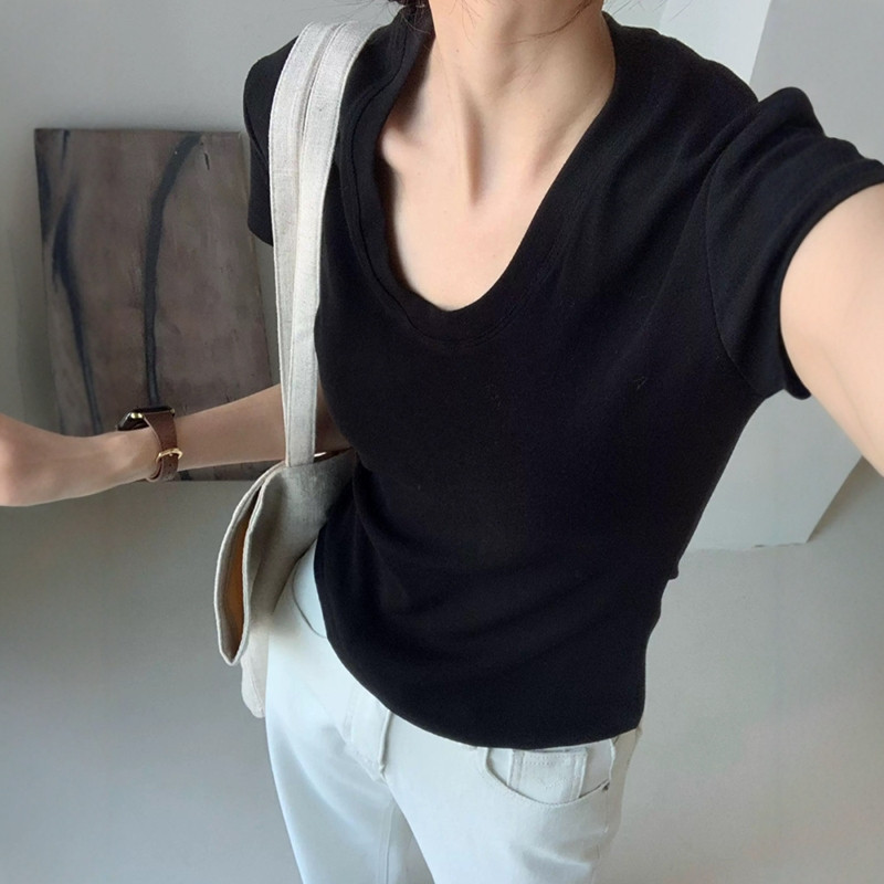 Женская летняя футболка с U-об – обзор и цена Women Fashion Blouse