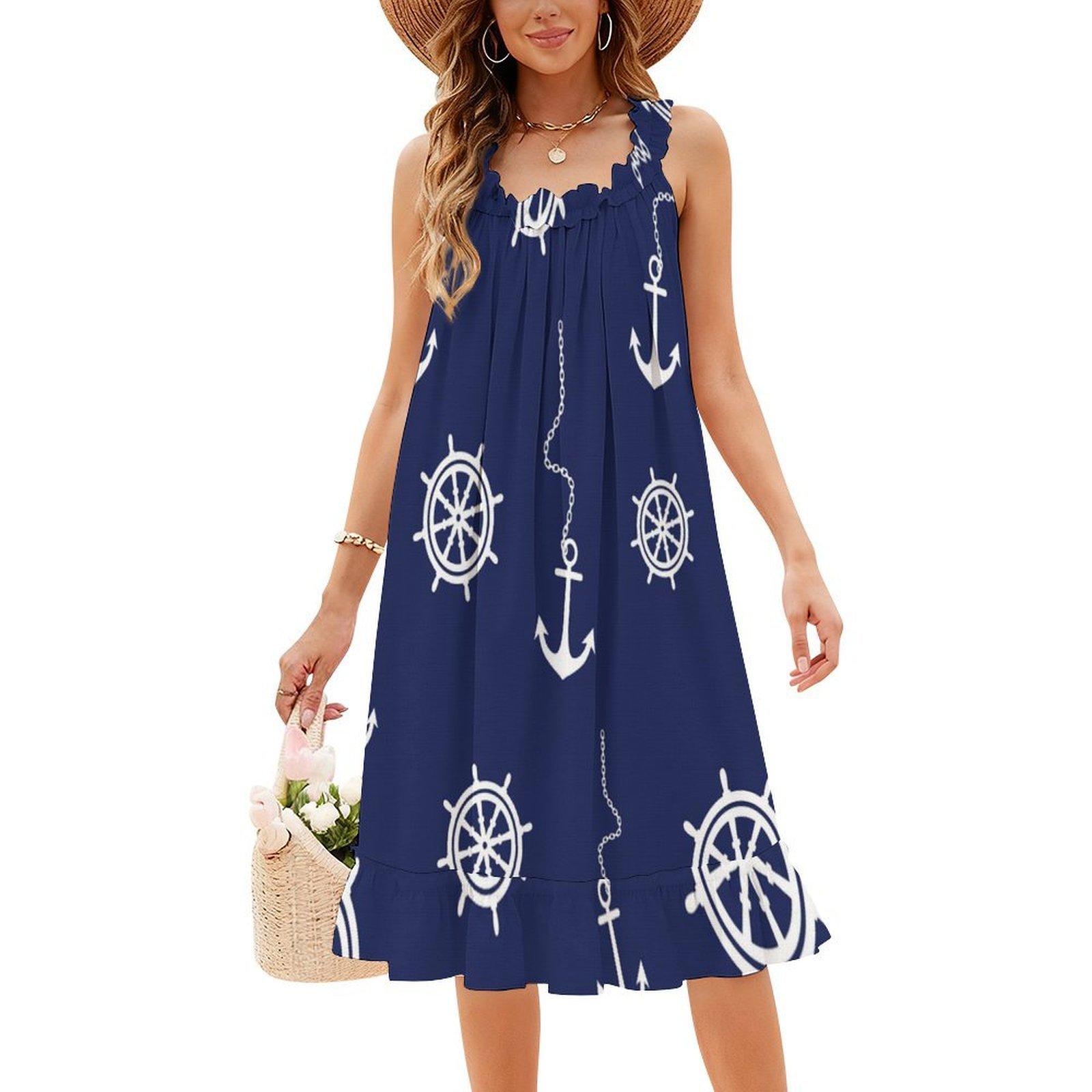 Выкройка-темно-синие и белые я – обзор и цена Women Fashion Gown