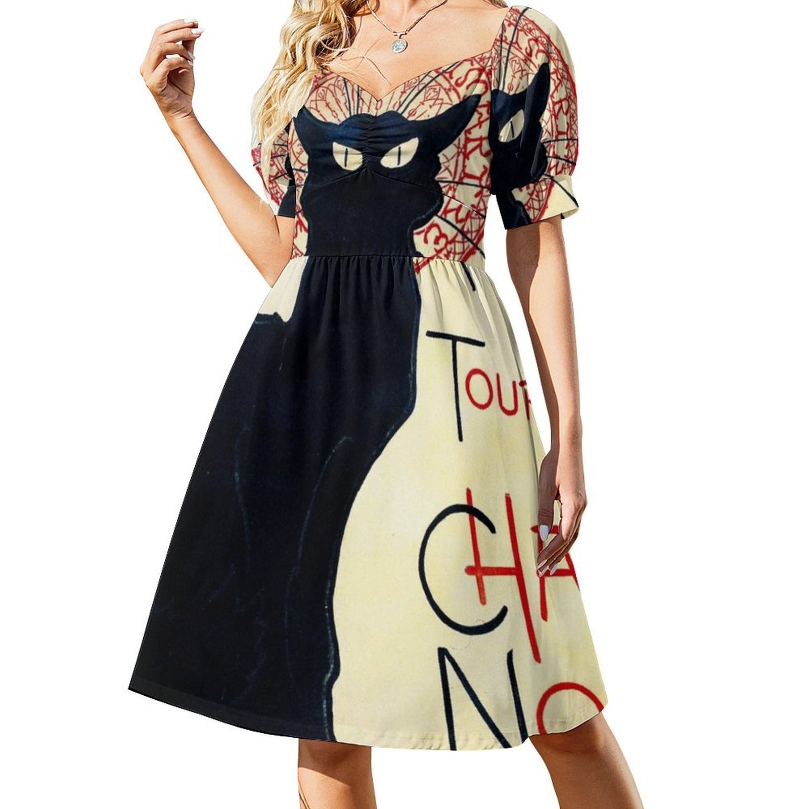 Винтажное французское плакат-Т – обзор и цена Women Fashion Gown