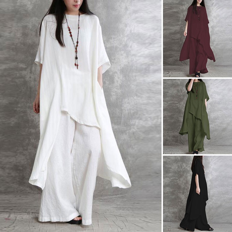 Женский комплект из 2 предмето – обзор и цена Wide Leg Palazzo Pants