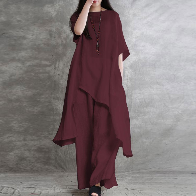 Женский комплект из 2 предмето – обзор и цена Wide Leg Palazzo Pants