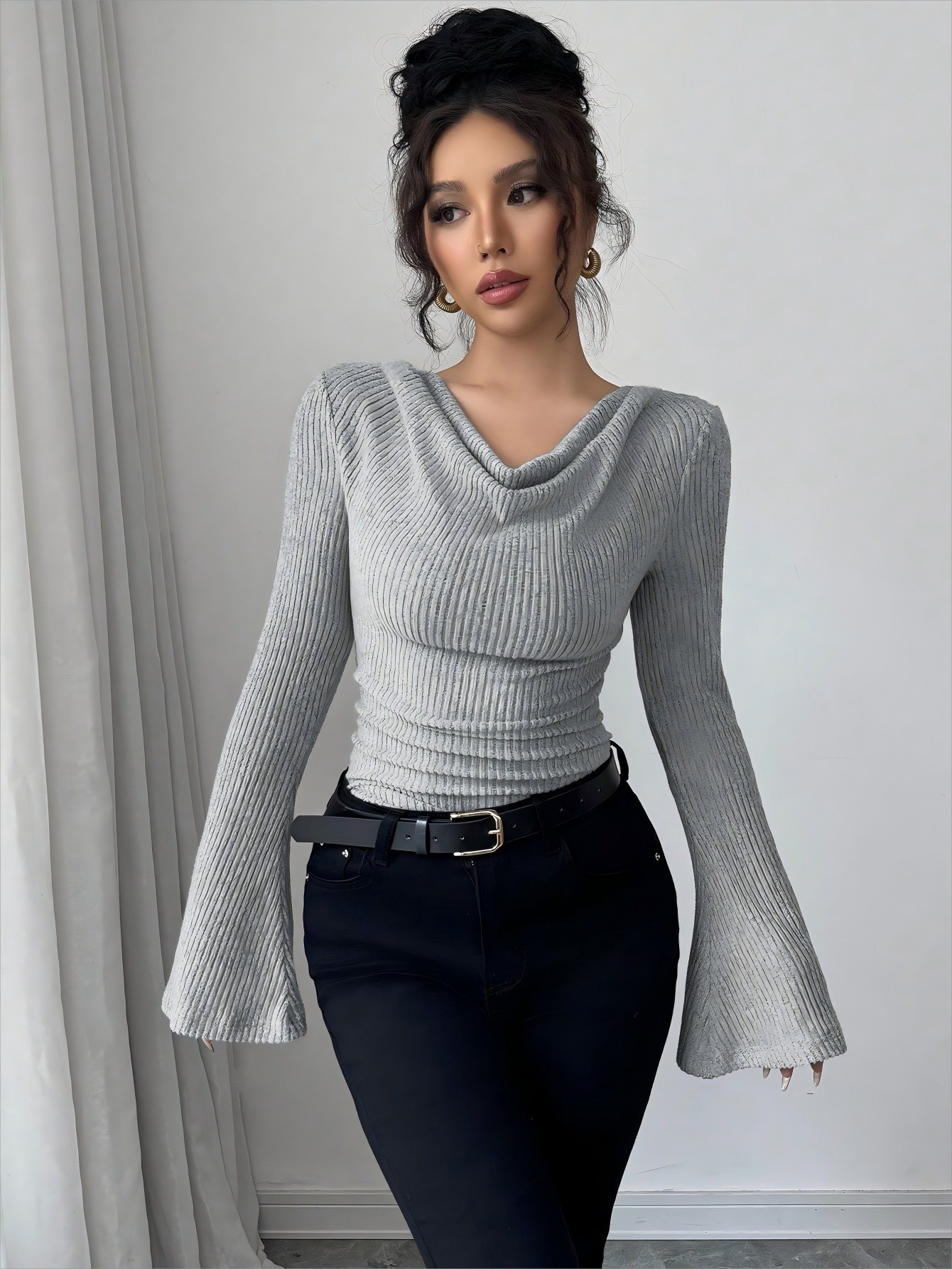 Женская блузка с открытыми пле – обзор и цена Women Fashion Blouse