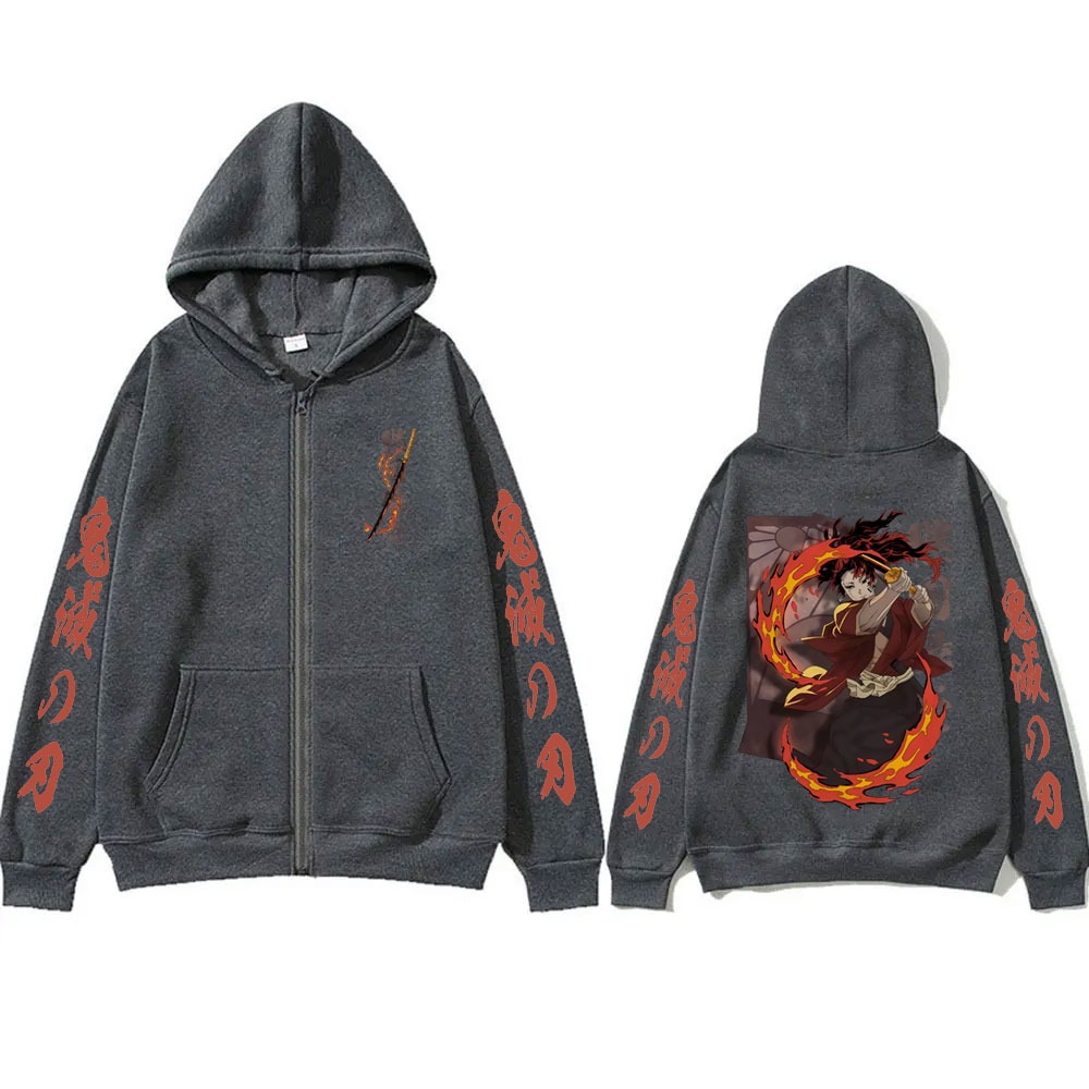 Новый Demon Slayer Tsugikuni Y – обзор и цена Women'S Fashion Zip Up Hoodies