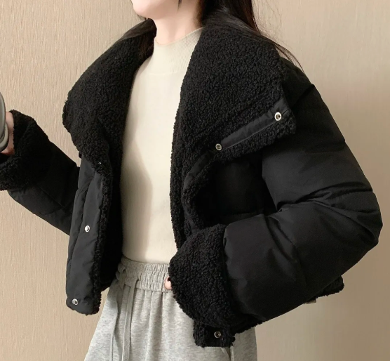 Женская укороченная куртка-пух – обзор и цена Sherpa Coat Women