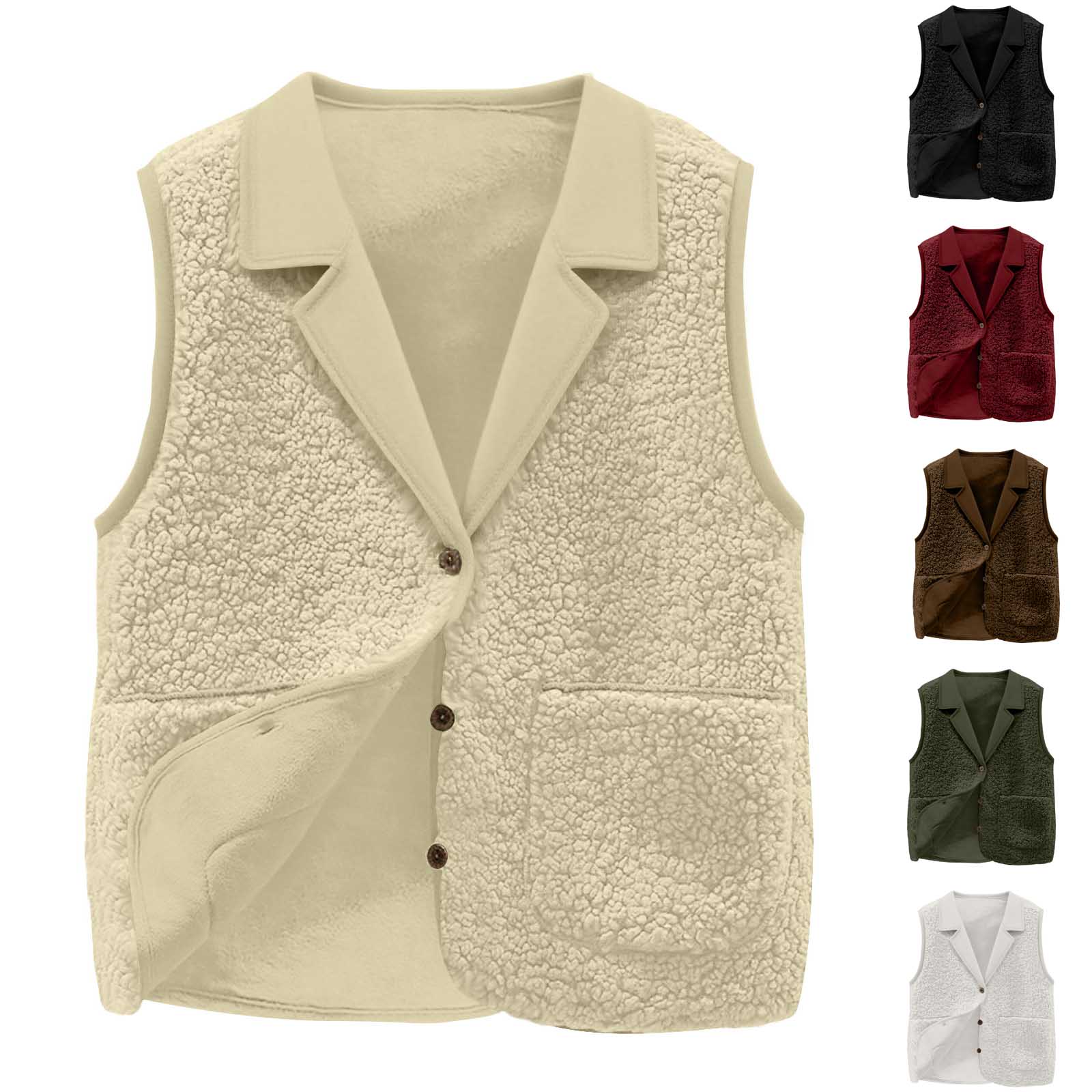 Женский флисовый жилет из шерп – обзор и цена Sherpa Coat Women
