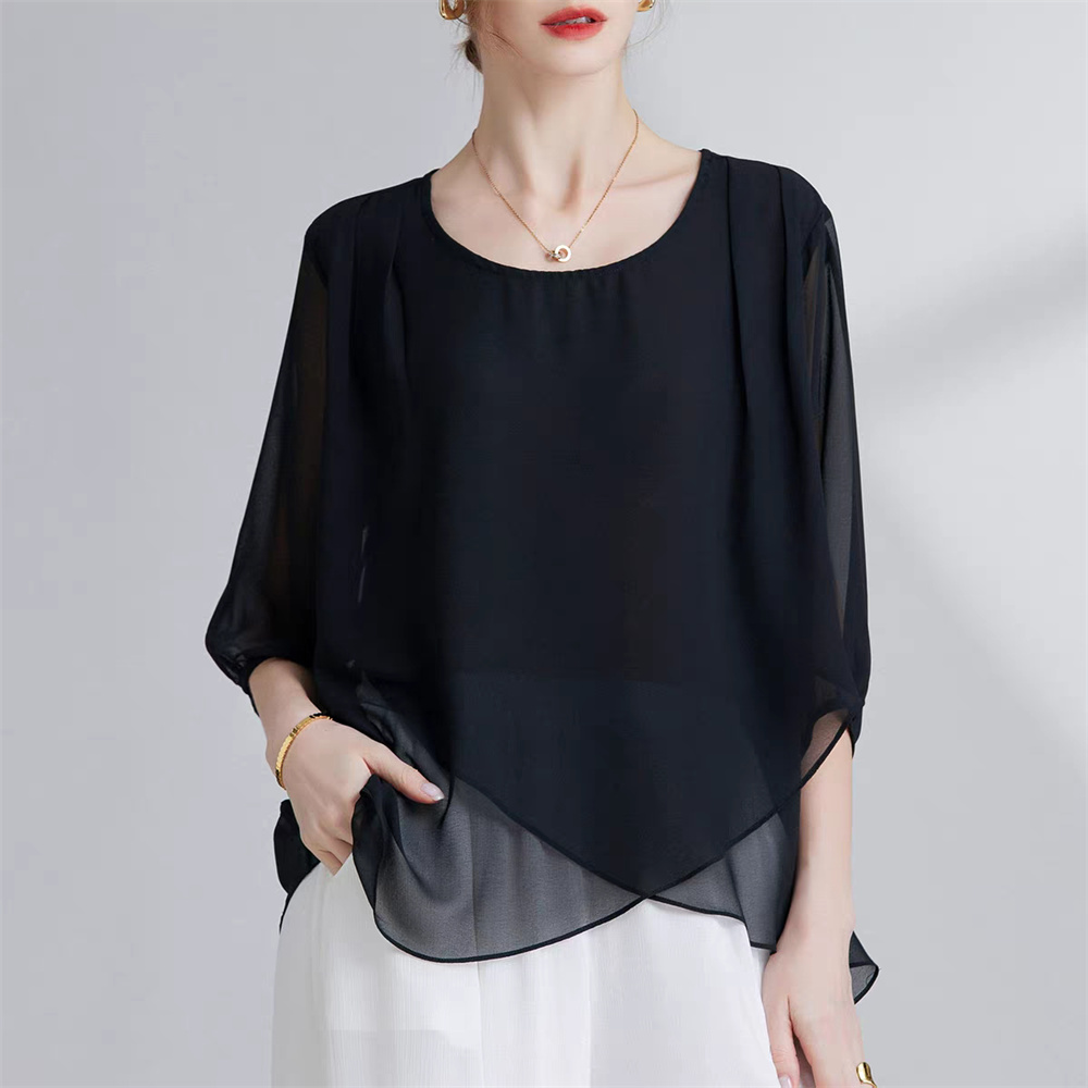 Корейская шифоновая блузка бол – обзор и цена Women Fashion Blouse