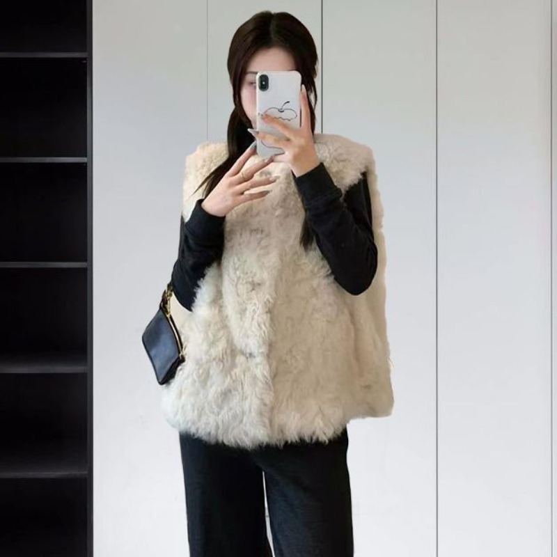 Женский жилет из искусственног – обзор и цена Sherpa Coat Women