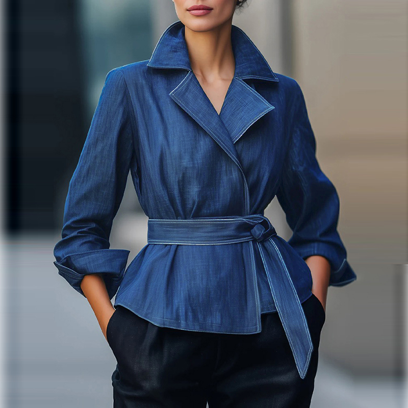 Модная джинсовая куртка для же – обзор и цена Fashion Women Belt